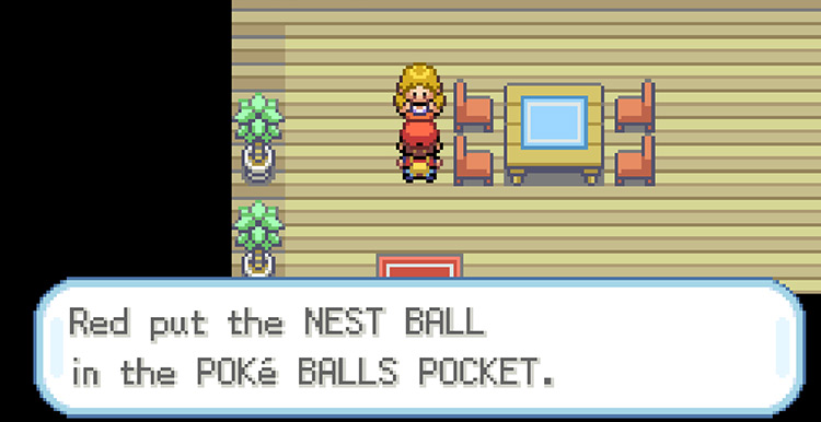 Getting a Nest Ball from the Ultimate Horn NPC / Pokémon FRLG