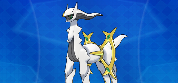 Arceus in its base form in Pokémon Alpha Sapphire