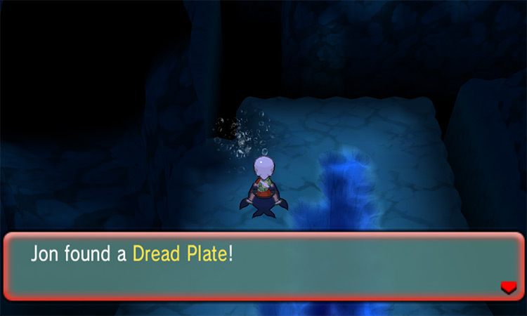 Obtaining the Dread Plate. / Pokémon Omega Ruby and Alpha Sapphire