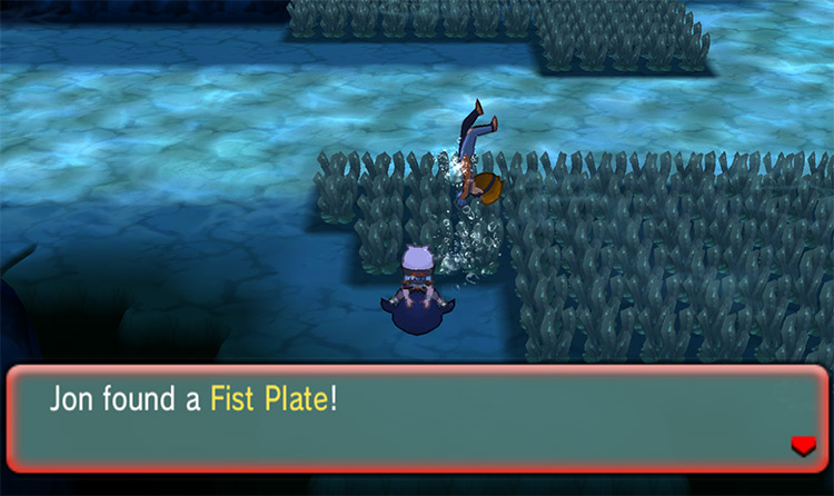 Obtaining the Fist Plate. / Pokémon Omega Ruby and Alpha Sapphire