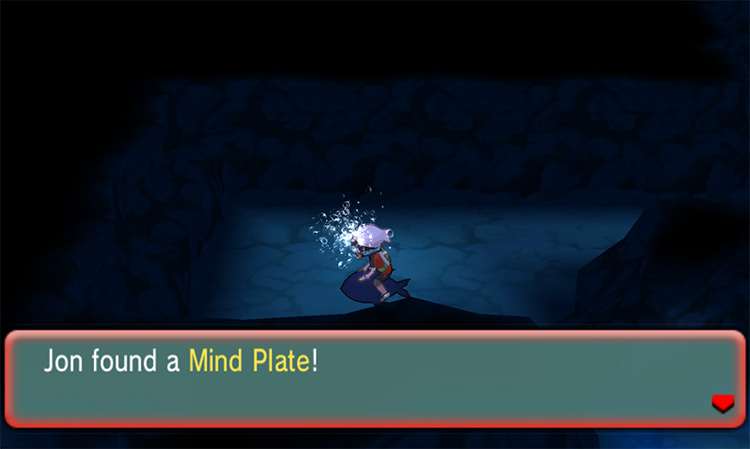 Finding the Mind Plate. / Pokémon Omega Ruby and Alpha Sapphire