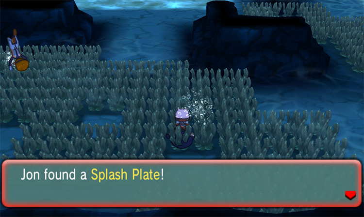 Obtaining the Splash Plate. / Pokémon Omega Ruby and Alpha Sapphire