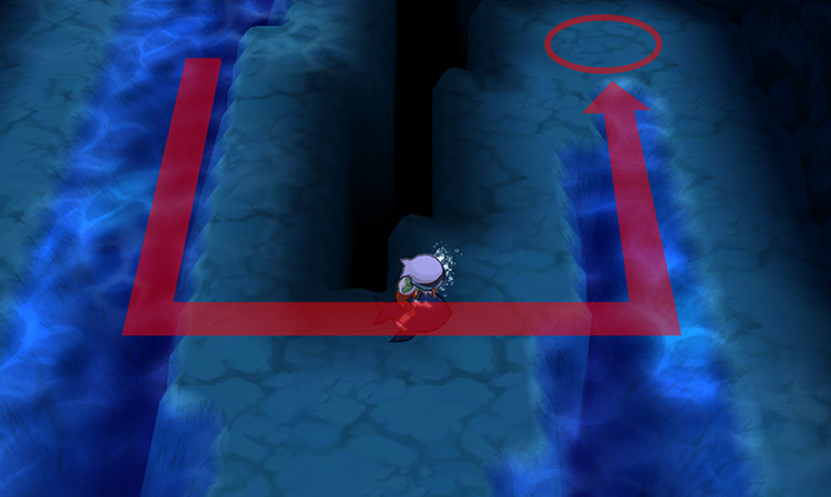 The hidden Spooky Plate’s exact location. / Pokémon Omega Ruby and Alpha Sapphire