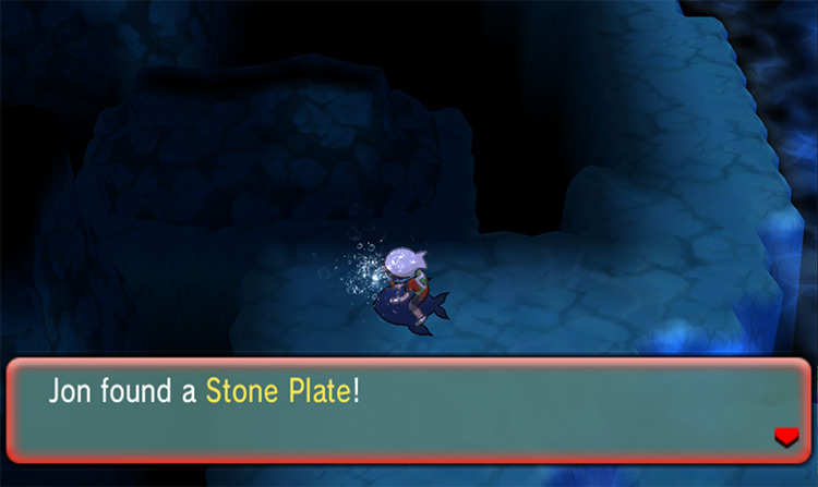 Obtaining the Stone Plate. / Pokémon Omega Ruby and Alpha Sapphire