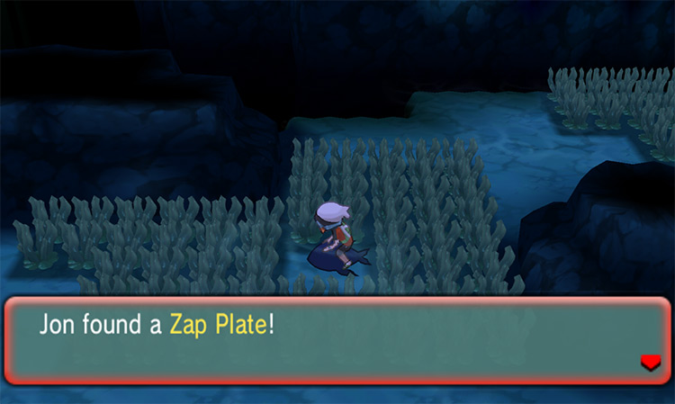 Obtaining the Zap Plate. / Pokémon Omega Ruby and Alpha Sapphire
