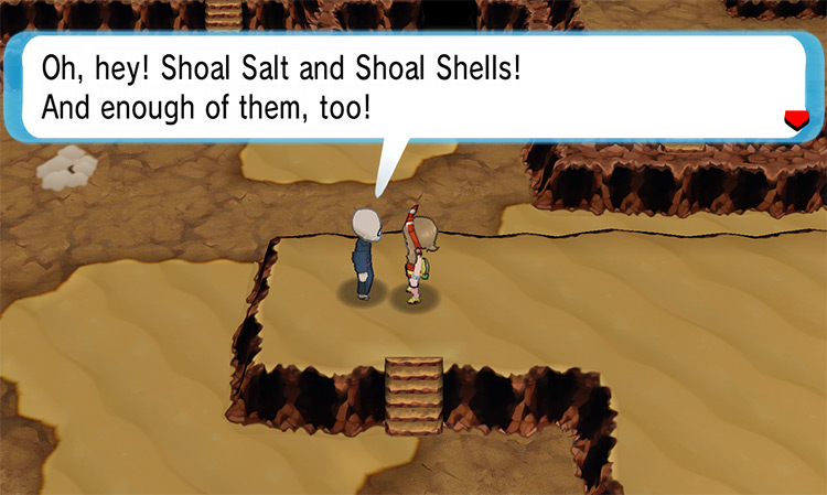 Exchanging Shoal Salts and Shoal Shells / Pokémon Omega Ruby and Alpha Sapphire