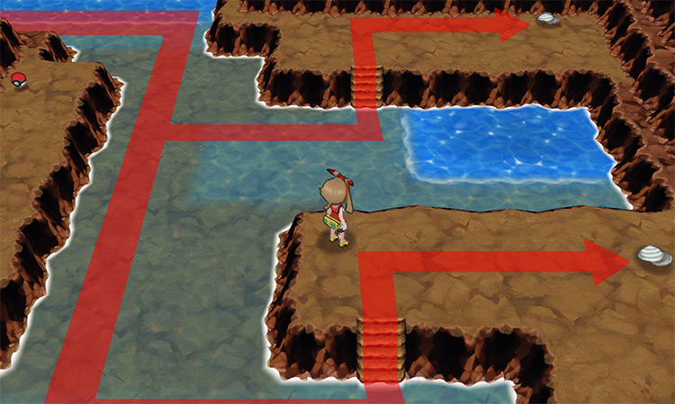 The location of the last two Shoal Shells / Pokémon Omega Ruby and Alpha Sapphire