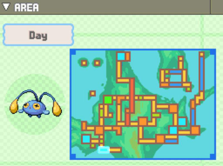 Carvanha’s sole habitat, according to the Pokédex / Pokémon Platinum