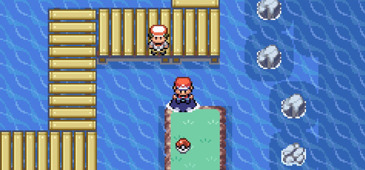 The Skill Swap TM on Route 12 in Pokémon FireRed