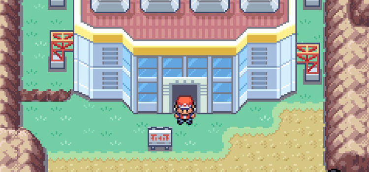 Outside of the Kanto Power Plant in Pokémon FireRed