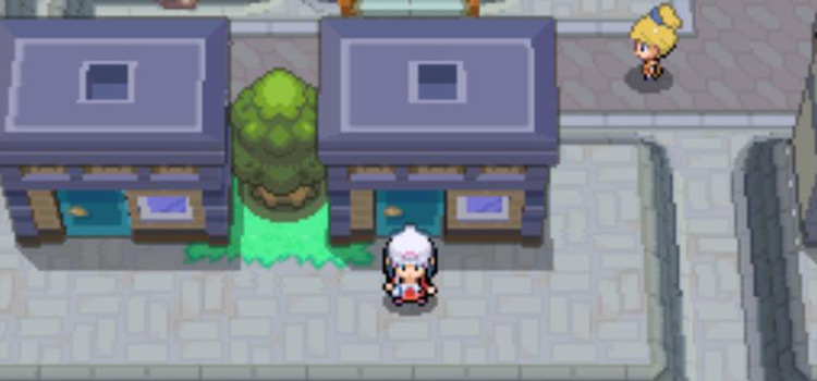 The house in Veilstone City with the Coin Case (Pokémon Platinum)