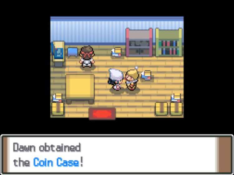 Receiving the Coin Case as a reward for winning the coin game / Pokémon Platinum