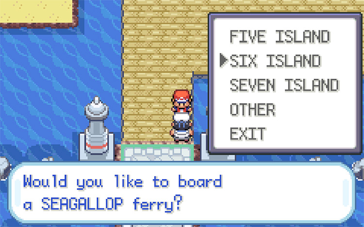 Sailing to Six Island with the Rainbow Pass / Pokémon FRLG