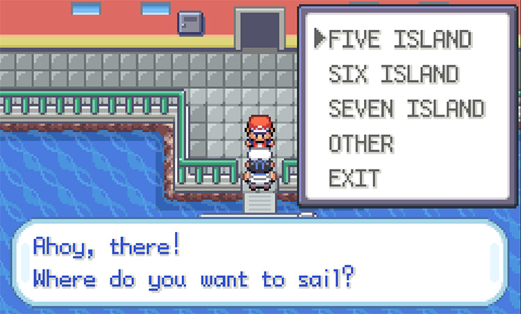 Sailing to Five Island with the Rainbow Pass / Pokémon FRLG