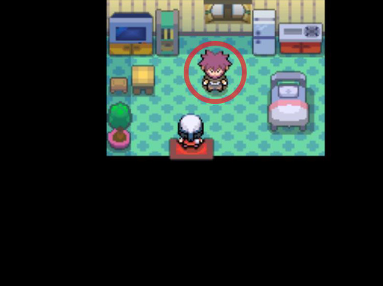 Finding Leader Byron in the house on Iron Island / Pokémon Platinum