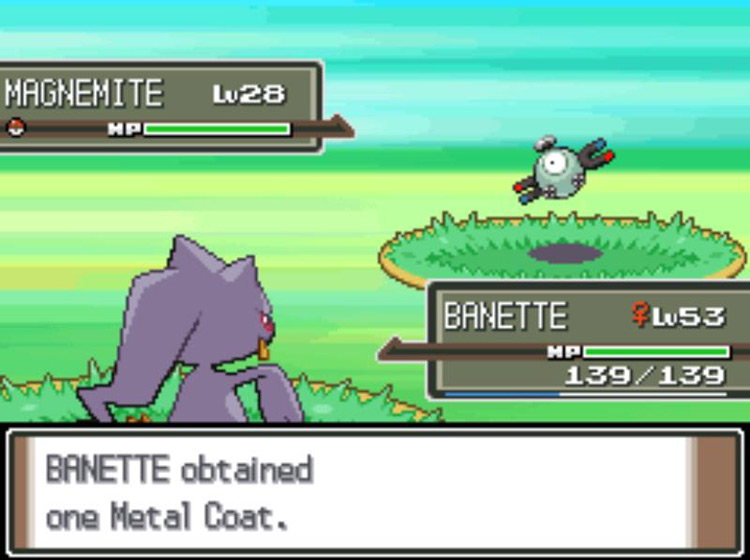 Stealing a Metal Coat using Trick / Pokémon Platinum