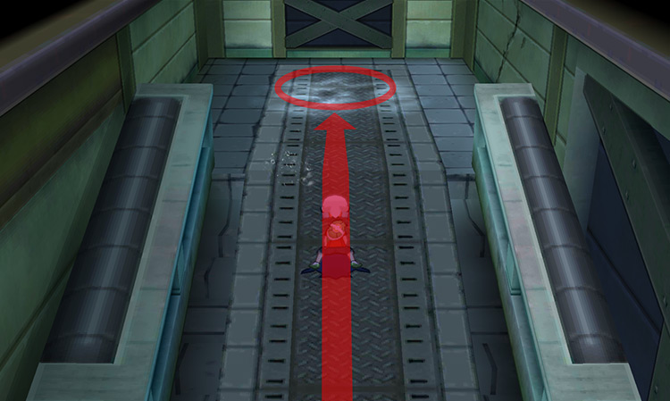 Reaching the other side of the ship from underwater / Pokémon ORAS