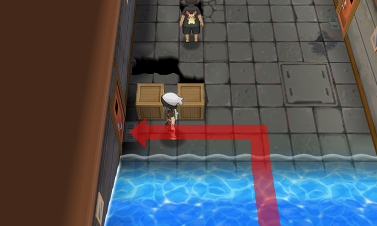 Entering the room where Spiritomb can be encountered / Pokémon ORAS