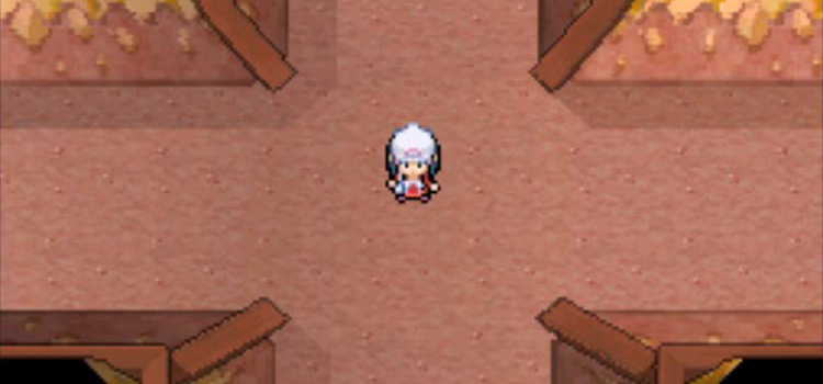 Searching for weather rocks in the Sinnoh Underground (Pokémon Platinum)