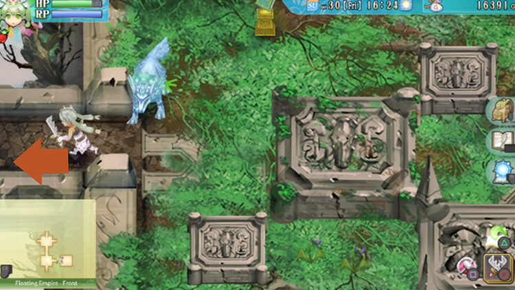 The Floating Empire – front area / Rune Factory 4