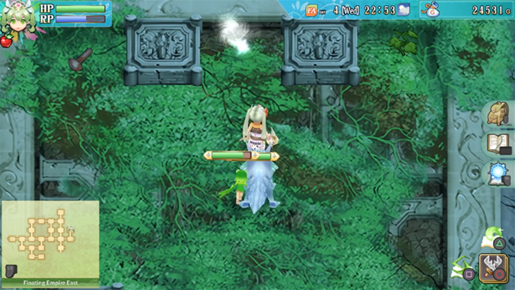 A portal that takes you to the southeast region of the Floating Empire East / Rune Factory 4