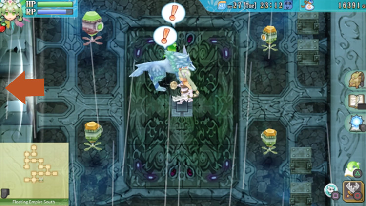 An ambush in the Floating Empire South / Rune Factory 4