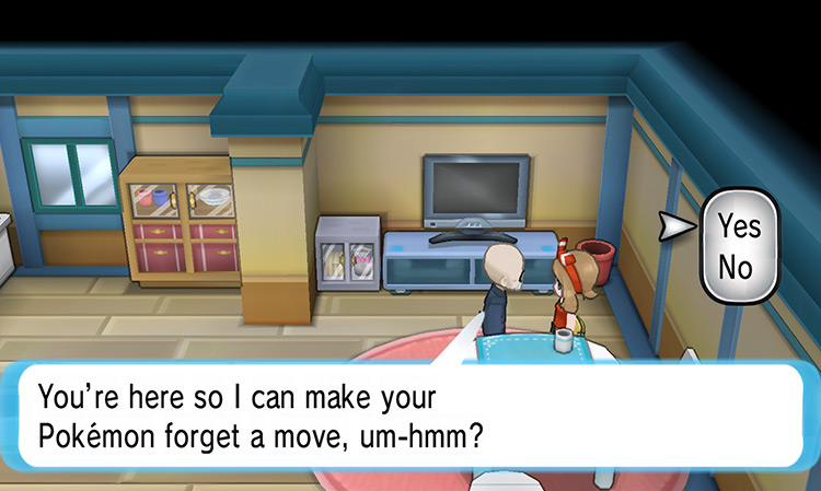 Talking to the Move Deleter / Pokémon ORAS