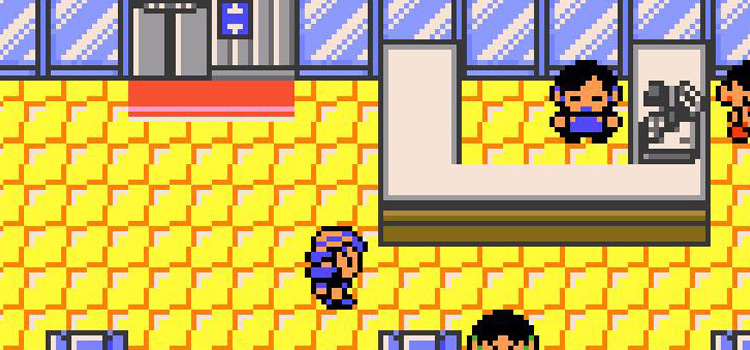 Inside the Celadon Dept. Store in Pokémon Crystal