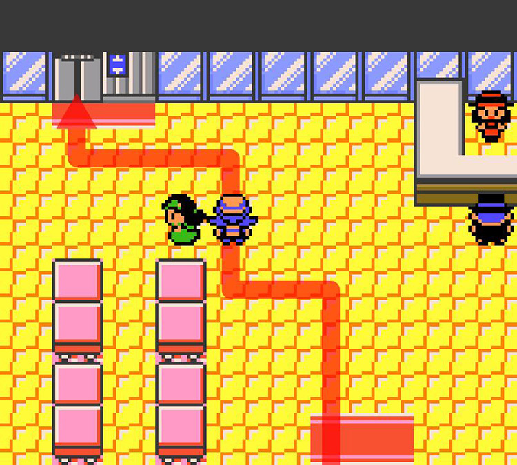 Celadon Dept. Store, 1F, left side / Pokémon Crystal