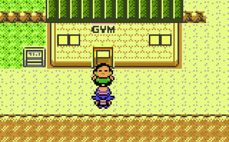 Man blocks the entrance to Mahogany Gym / Pokémon Crystal