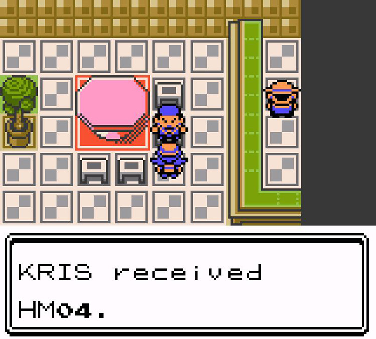 Receiving HM04 from the sailor / Pokémon Crystal