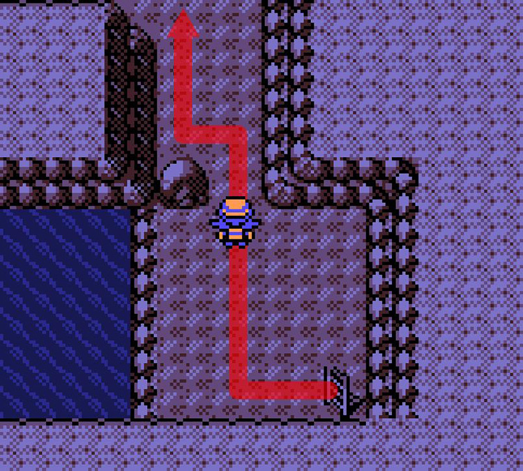 Entrance area of the Slowpoke Well, B1F / Pokémon Crystal