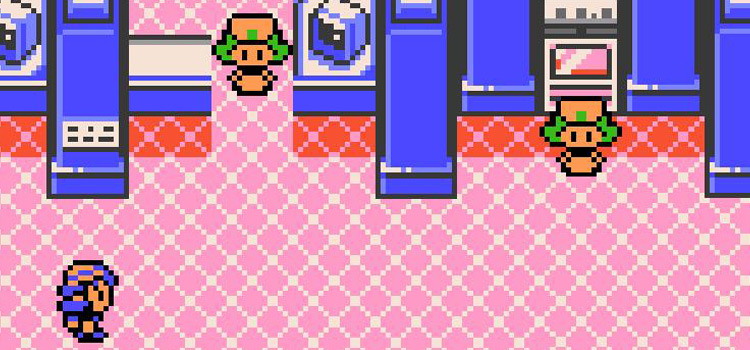 The Time Capsule trade center in Pokémon Crystal