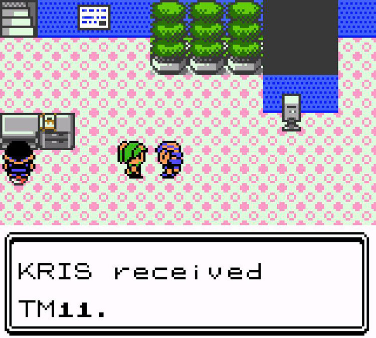 Receiving TM11 / Pokémon Crystal