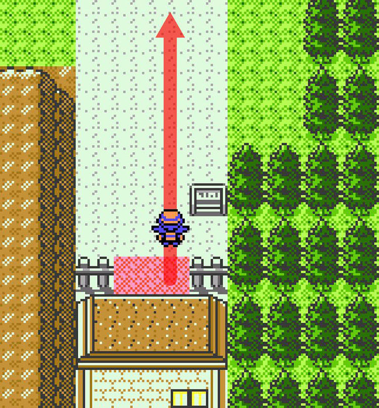 Entering Route 43 from Mahogany Town / Pokémon Crystal