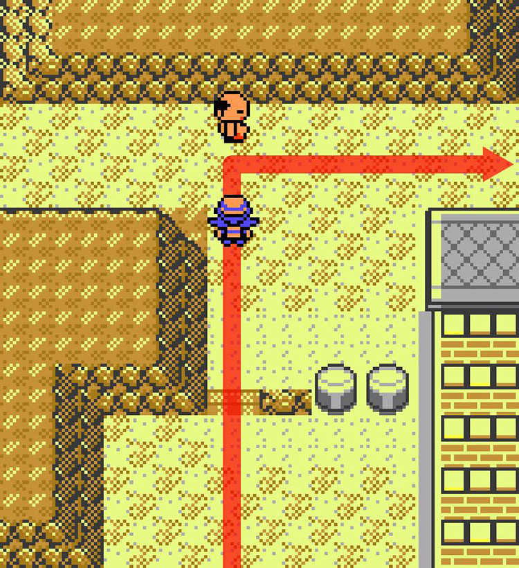 Entering Route 10 from Lavender Town / Pokémon Crystal