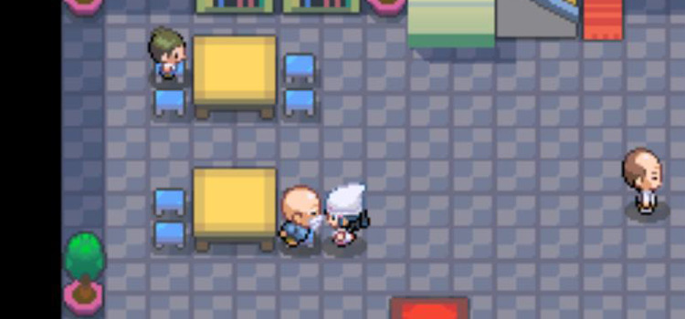 Speaking to the Name Rater in Pokémon Platinum