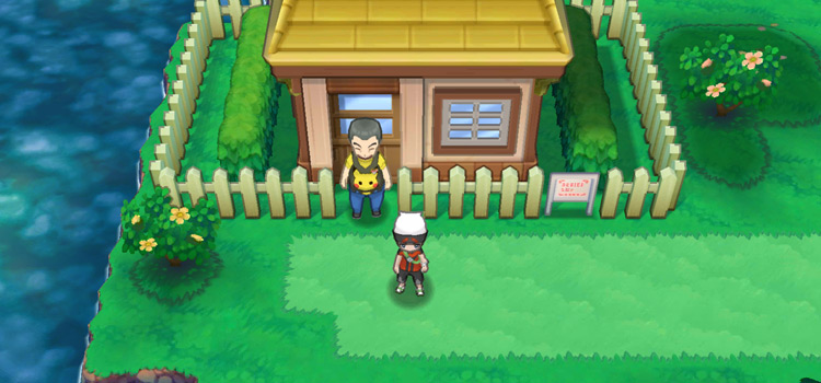 In front of the Winstrate's House in Pokémon Alpha Sapphire