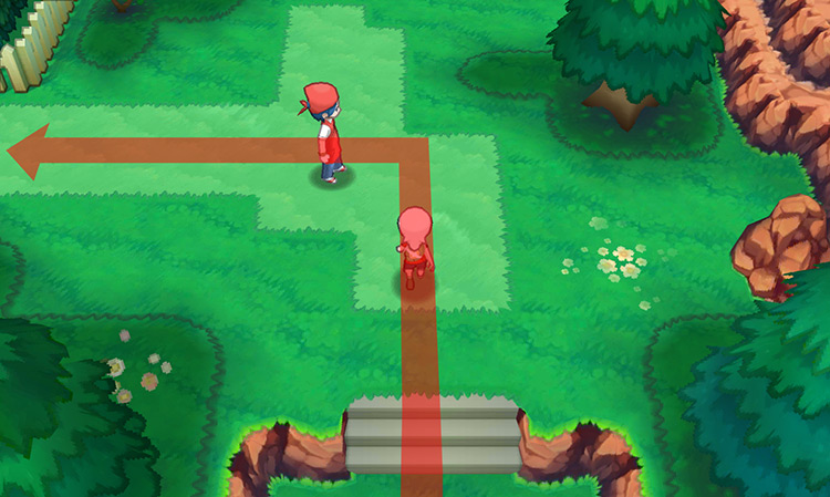 Walking towards the direction of the Winstrates’ House / Pokémon ORAS