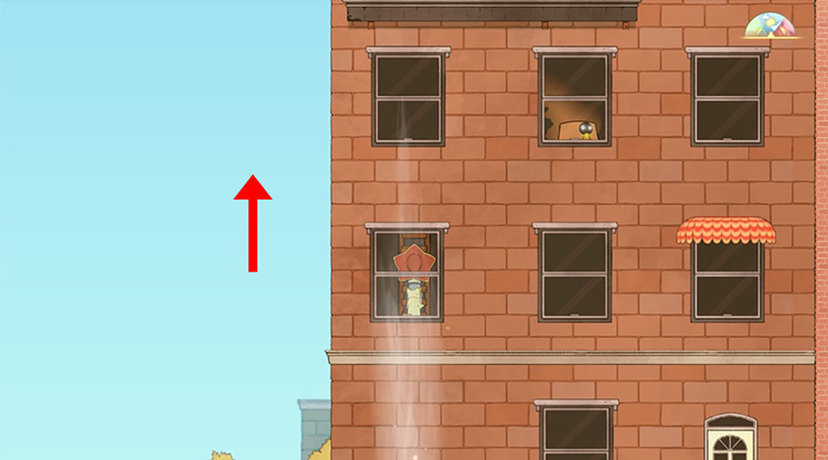 Use the ladders inside to reach the top floor. / Spiritfarer