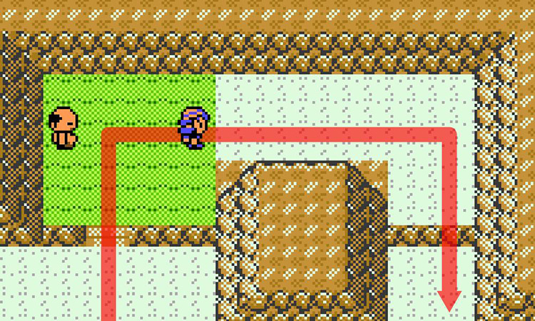 Route 9, last stretch before Route 10. / Pokémon Crystal