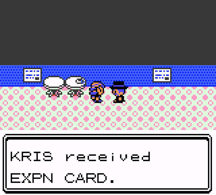 Obtaining the EXPN Card. / Pokémon Crystal