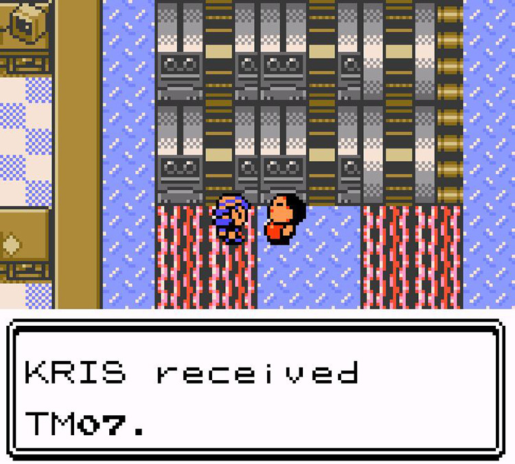 Receiving TM07 from the Power Plant manager / Pokémon Crystal