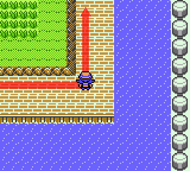 Route 12, south section. / Pokémon Crystal