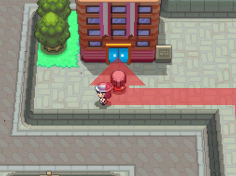 Approaching the Department Store from the east. / Pokémon Platinum