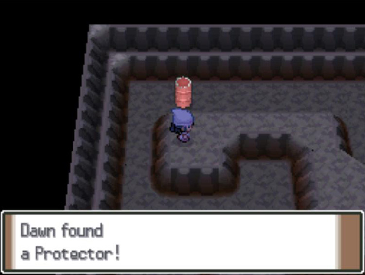 Obtaining a Protector on Iron Island. / Pokémon Platinum
