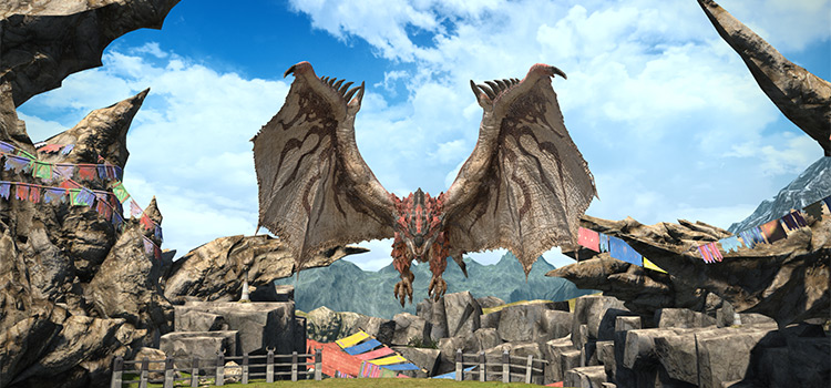 High Rank Rathalos (Great Hunt Extreme) in FFXIV