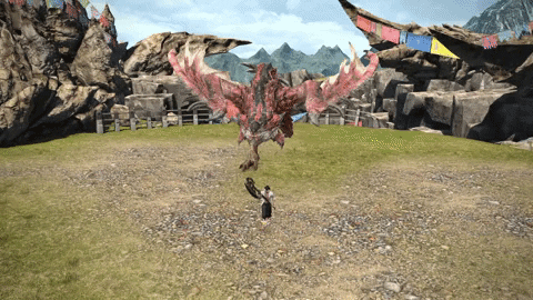 Dodging the “Mangle” attack / Final Fantasy XIV