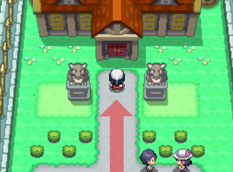 Entering the Pokémon Mansion. / Pokémon Platinum