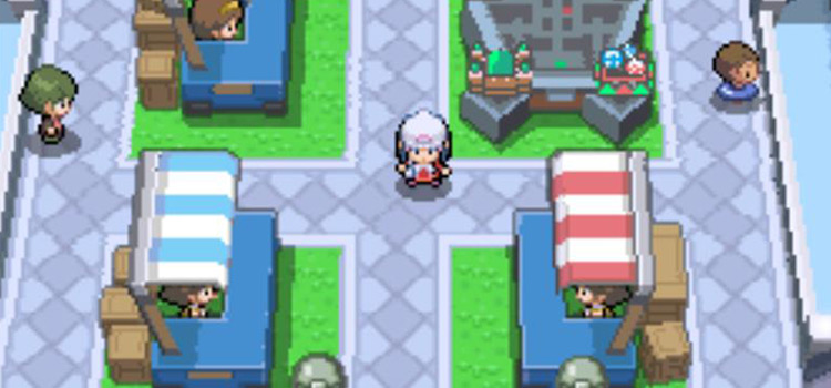 Battle Frontier Exchange Corner in Pokémon Platinum